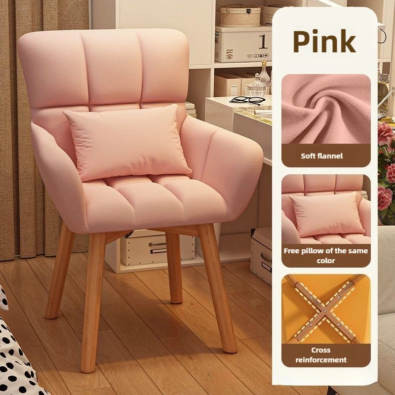 Office Furniture Home - Bayanlar için makyaj koltuğu, hafif lüks
