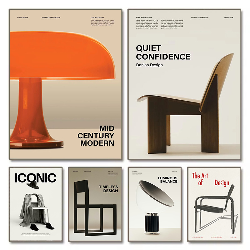 Office Furniture Home - Minimalist Bauhaus İkonik Orta Yüzyıl Sandalyeleri