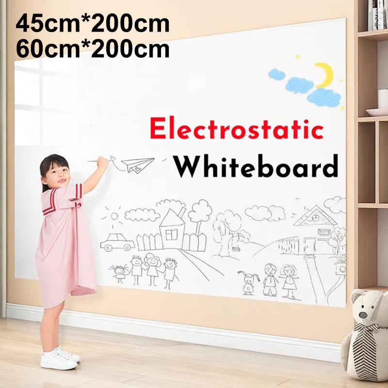 Office Furniture Online - 45X60CM Elektrostatik Yapışkanlı Beyaz Tahta Duvar