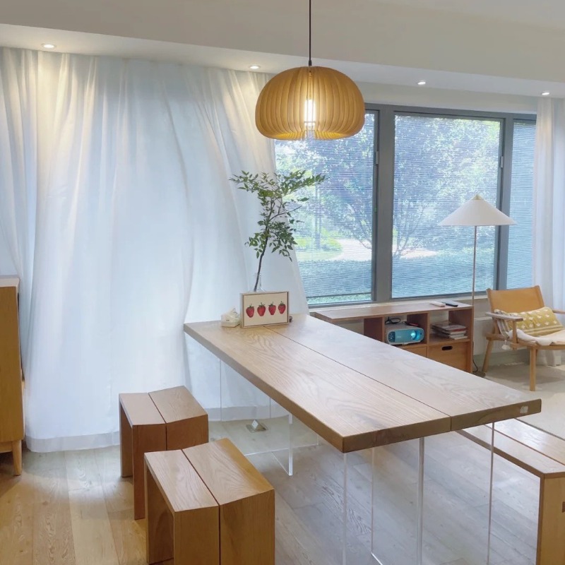 İskandinav Masif Ahşap Akrilik - Office Furniture Home incelemesi ve fiyatı
